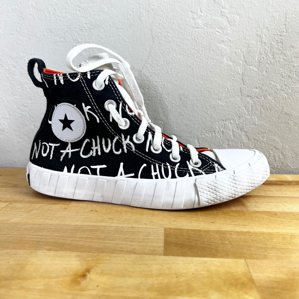 Converse Chuck Taylor All Star High Top‎ Sneakers Black Not A Chuck Kids Size 4